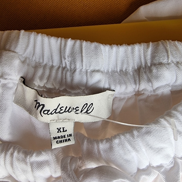 Madewell Eyelet Balcony Off-the-Shoulder Top XL - Picture 11 of 15